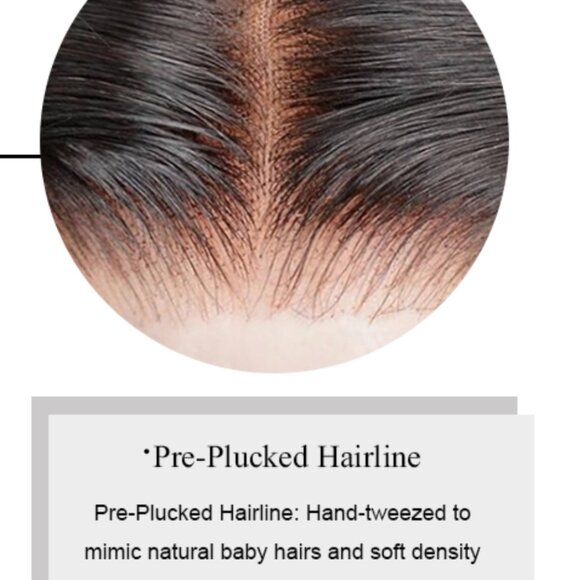 Invisible HD 13x6 Lace Frontal Wig,  Kinky Straight, 100% Human Hair - Picture 15 of 16